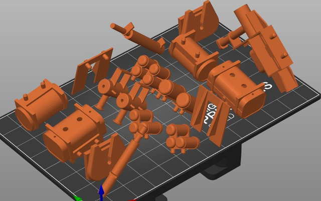 1:43.5 Lorry Chassis Accessory Pack A