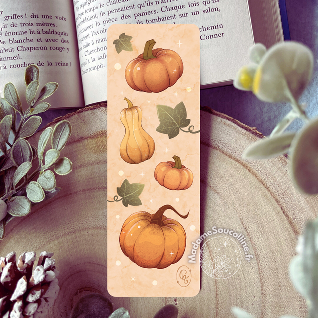 Citrouilles - Marque-page