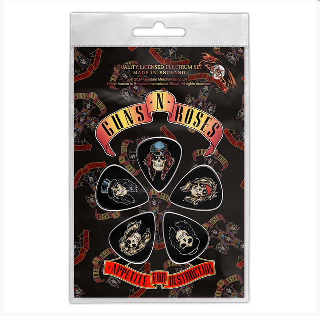 GUNS N' ROSES PLECTRUM PACK: APPETITE FOR DESTRUCTION