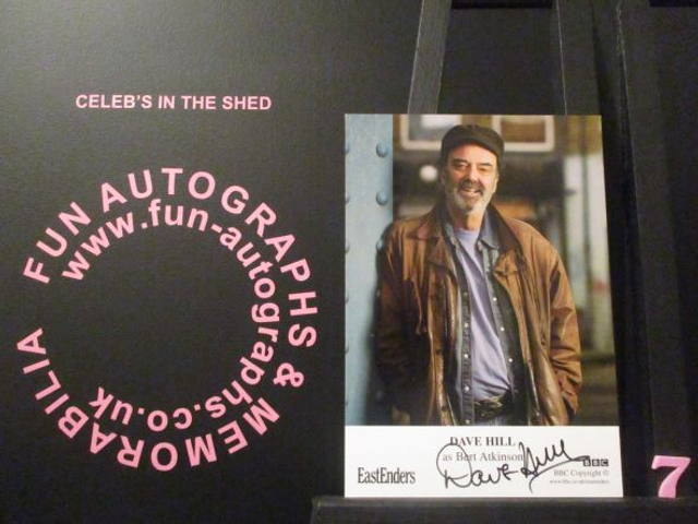 Dave Hill (Bert Atkinson) Authentic Autographed EastEnders 6x4 Cast Card (7)