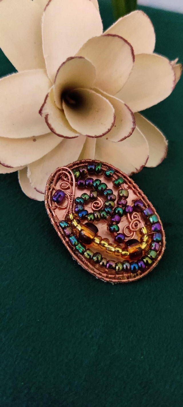 #122 rintakoru Kupari ja helmi