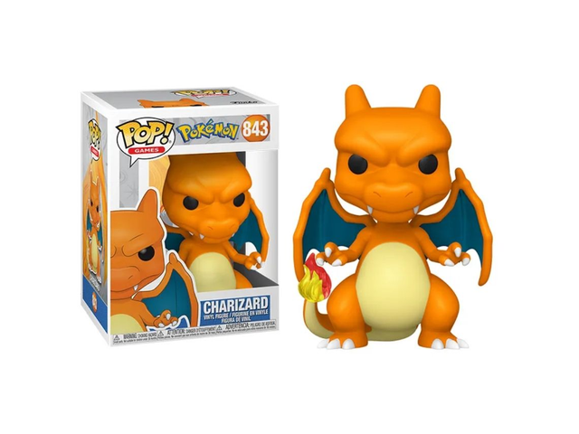 Funko POP! Games Pokémon Charizard #843 – O Ícone Flamejante da Primeira Geração