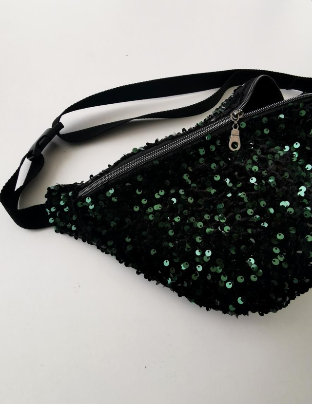 Banane LOUISE sequin vert
