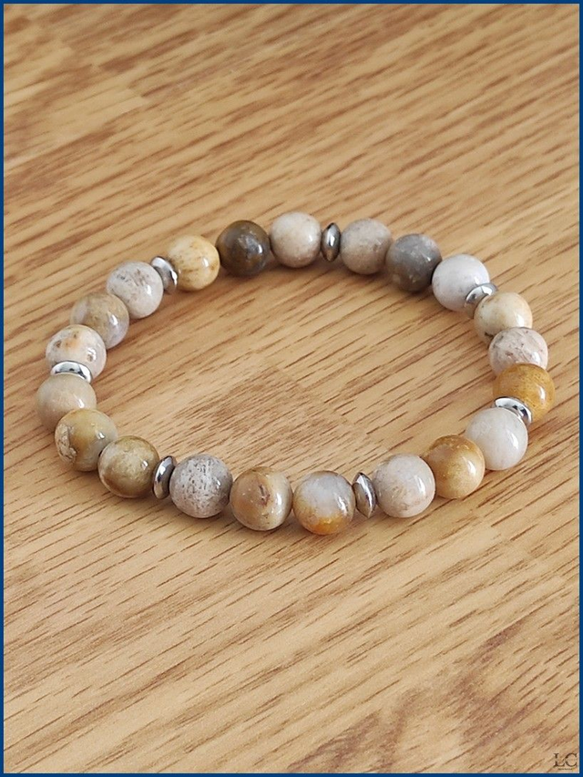 Bracelet - Corail fossile
