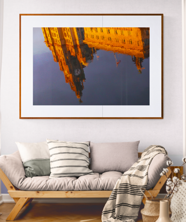 Silence in a Golden Reflection - Print