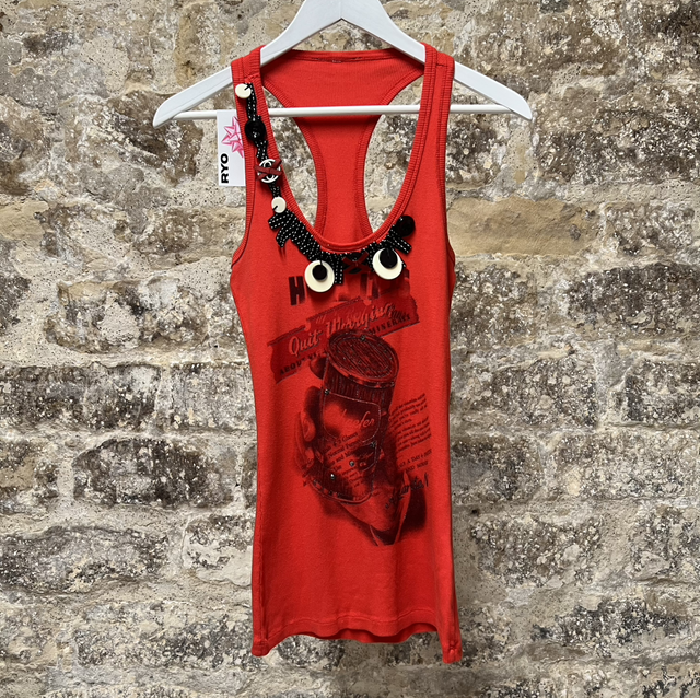 Red fantasy tank t #0209