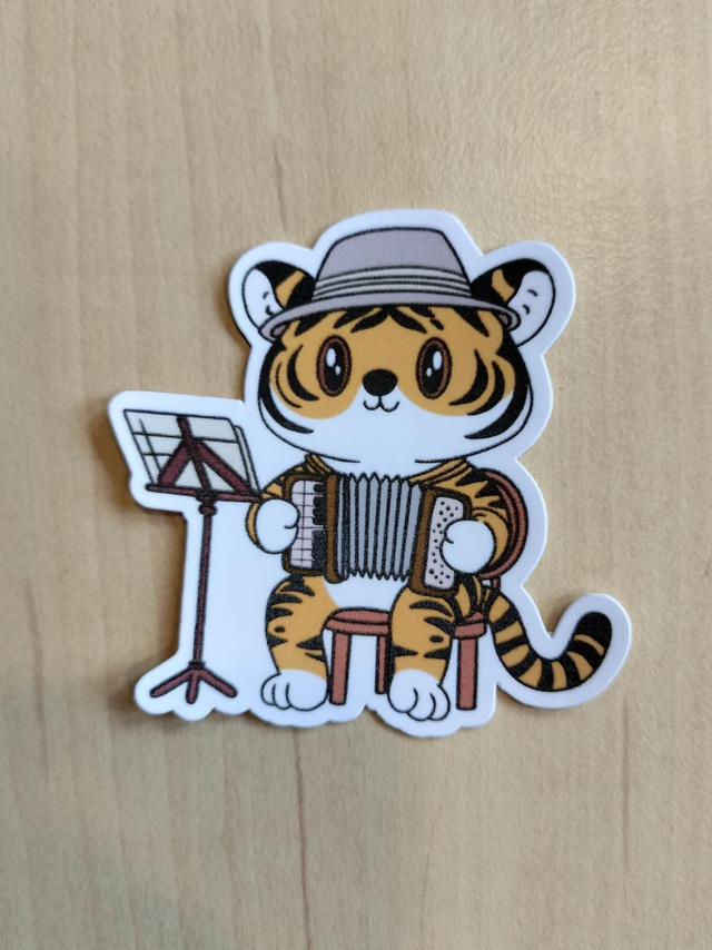Tigre accordéoniste 
