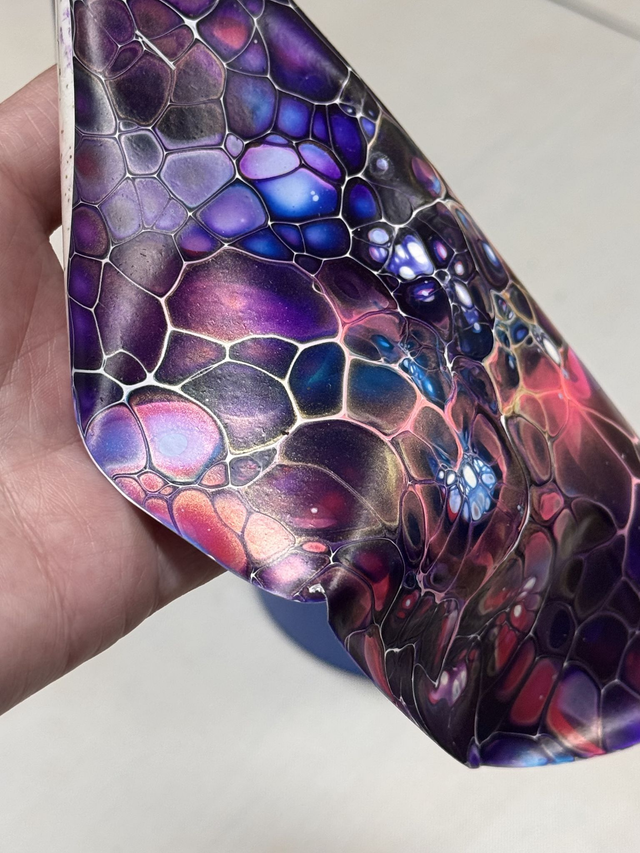 Skin (vel) van acrylverf 30 cm. Diverse kleuren