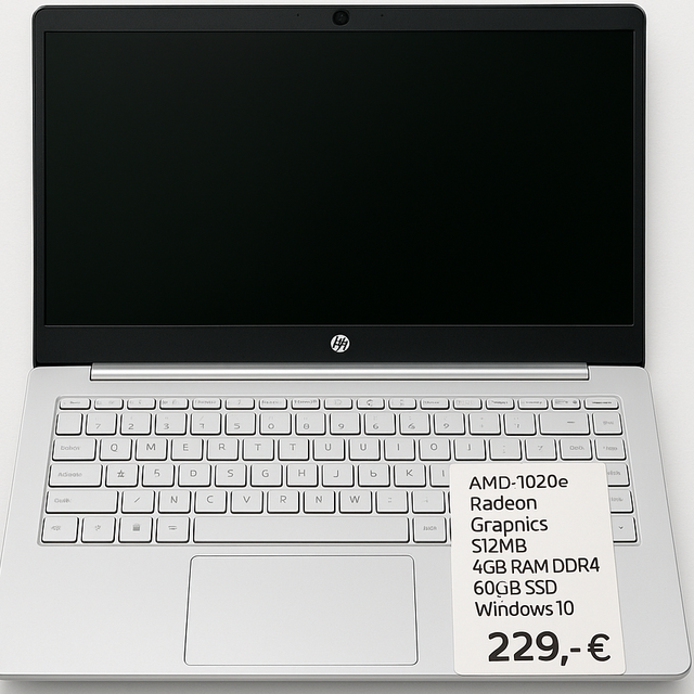 💻 HP Laptop AMD 3020e / 4 GB RAM / 60 GB SSD