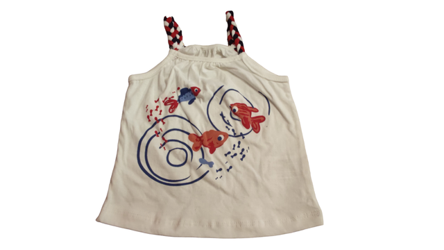 Débardeur poisson 6-9 mois (Necix's)