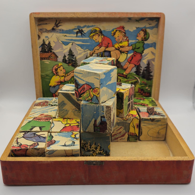 Puzzle cubes années 50