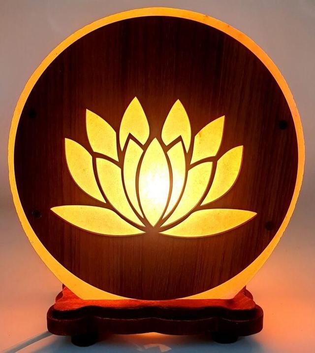 Lampe de Sel "Fleur de Lotus"