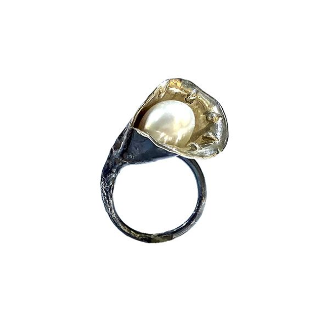 Anello fiore di calla 