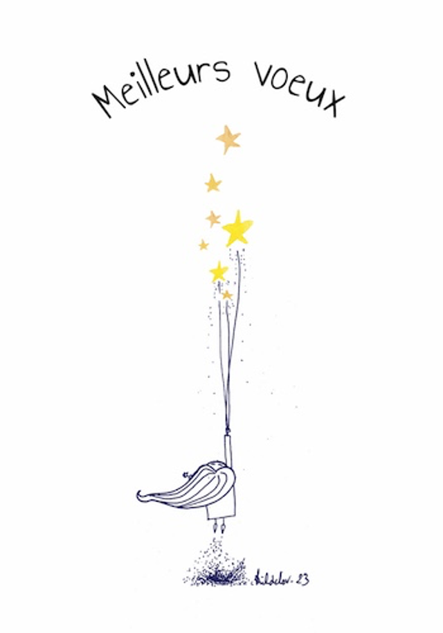 carte de voeux simple