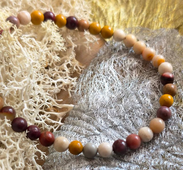 Bracelet boule JASPE MOKAITE 04mm