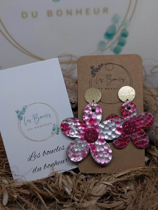 Boucles d&#039;oreilles Asymétrique Baby Marguerite zk164