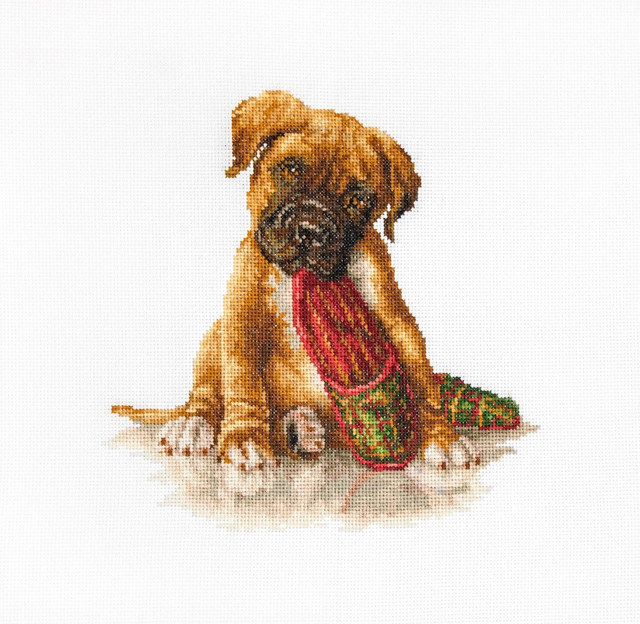 Cross Stitch Kit Luca-S - The boxer