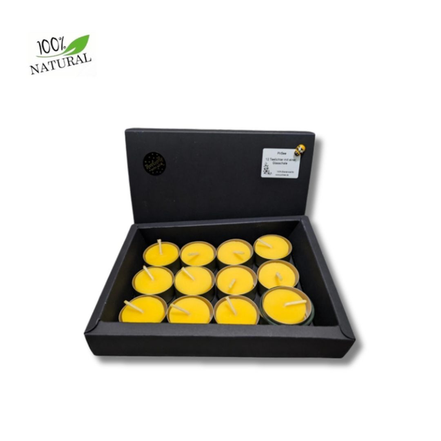 Set Teelichter Black Edition