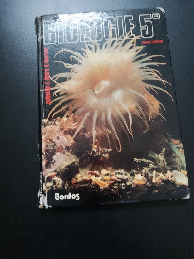 Biologie, manuel scolaire de 1978