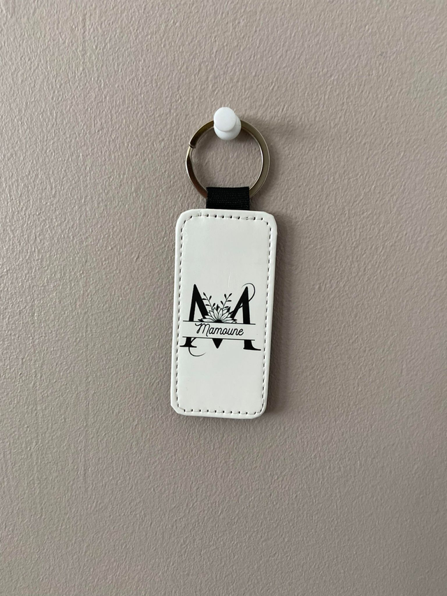 Porte clé Initial + Prénom 