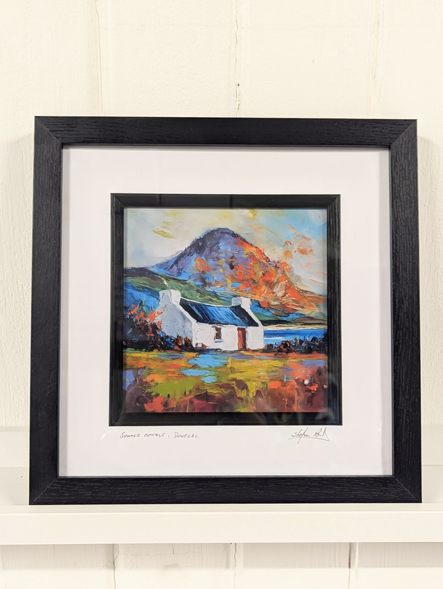 Donegal Cottage Framed Print