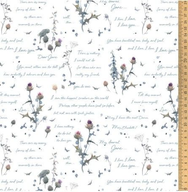 10 cm BW-Stoff "Dear Jane"