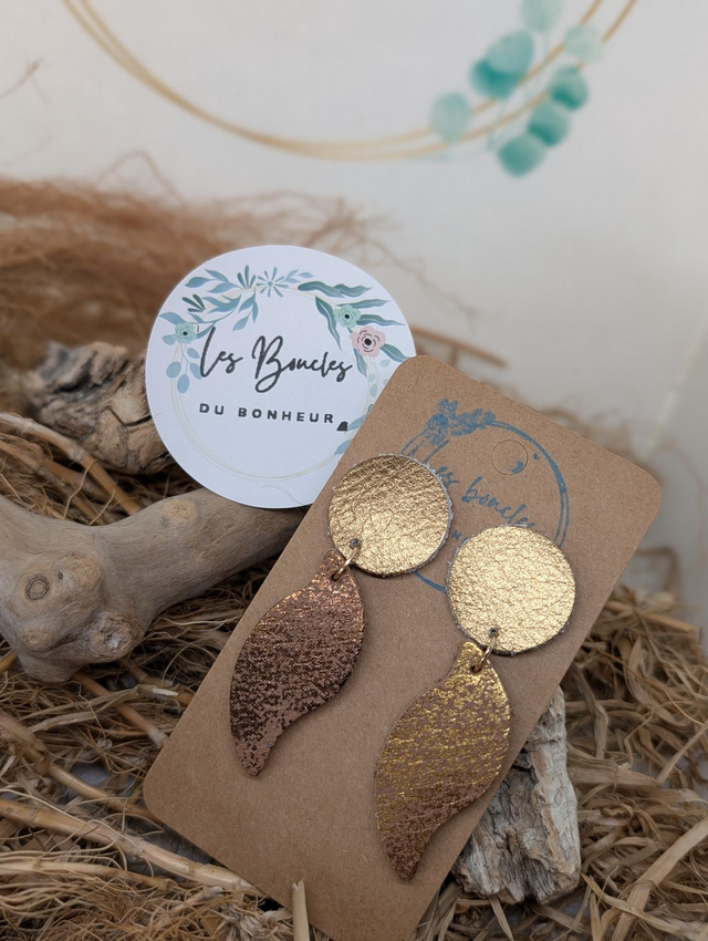 Boucles d&#039;oreilles Évasion ev048 bronze 