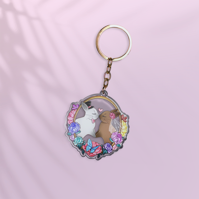 Porte-clés BUNNY WEDDING