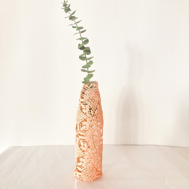 Bouteille dentelle Abricot 