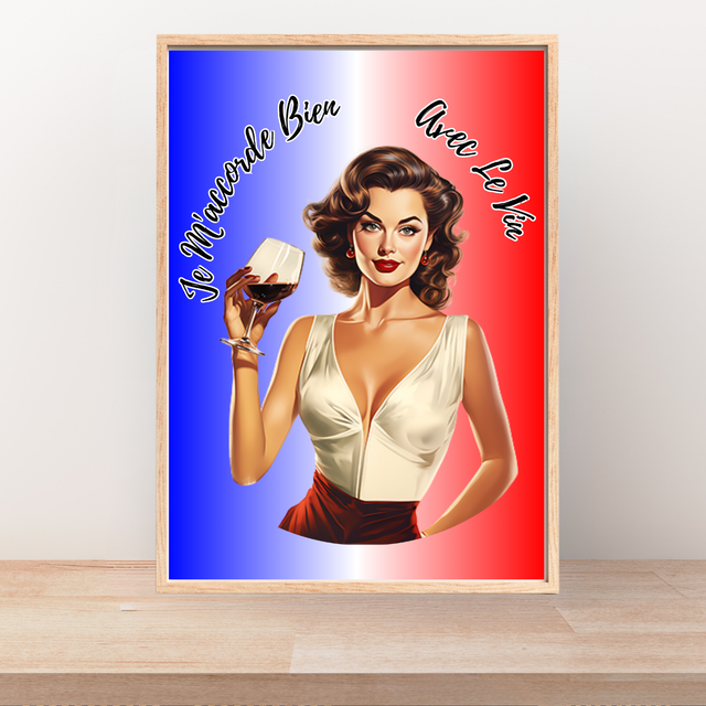 Vintage Wine Mood — Travailler De 9 Heures À Vin