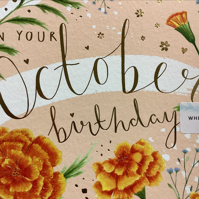 Birthday Open - October Birthday WF