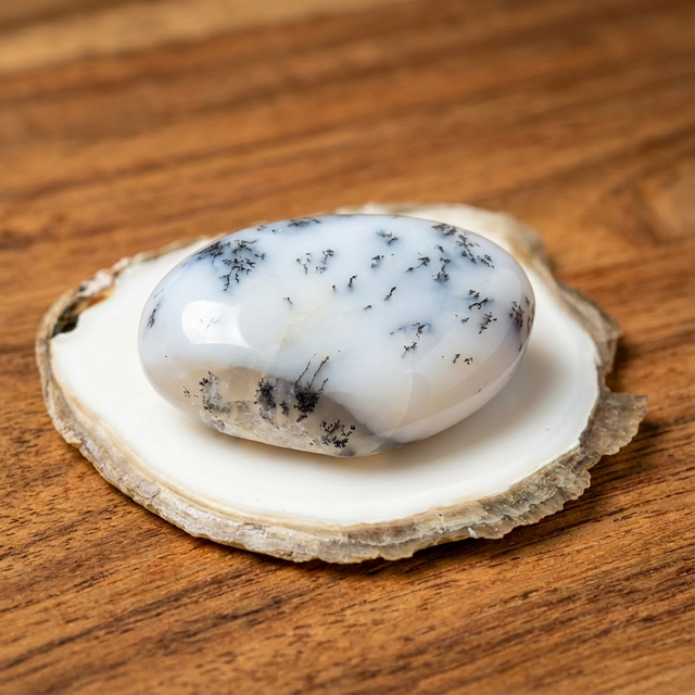 Galet Agate Dendritique AA - Madagascar (30 à 50mm) 