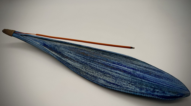 Halter für Räucherstäbchen Farbe hellblau/weiß