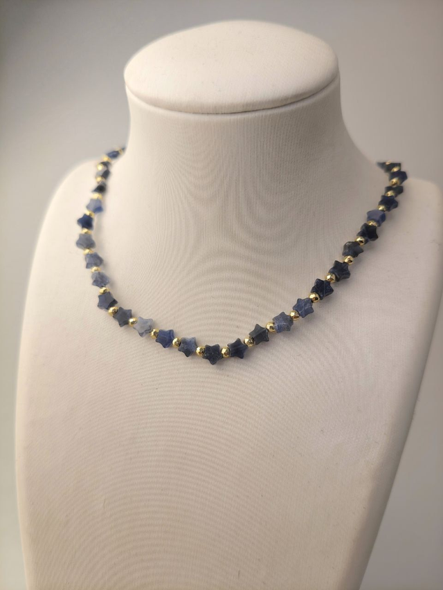 Collana Nyx stelle in Sodalite 