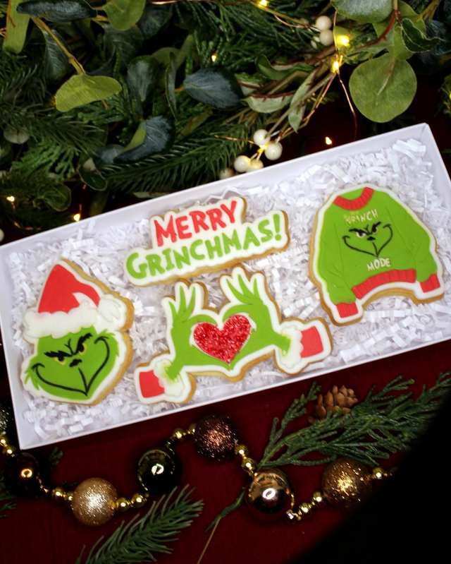 Grinch Mode Luxury Christmas Biscuits Gift