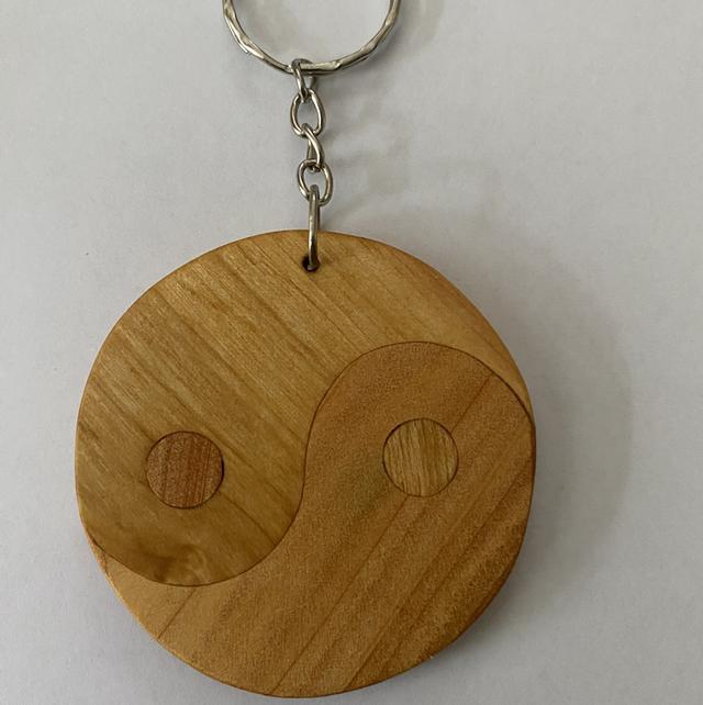 Porte clef ying yang 3 