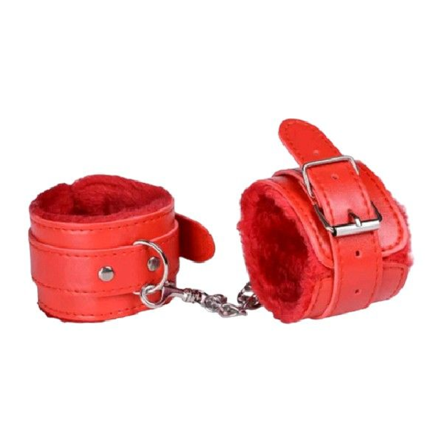 Esposas Ecocuero Ajustables Rojas