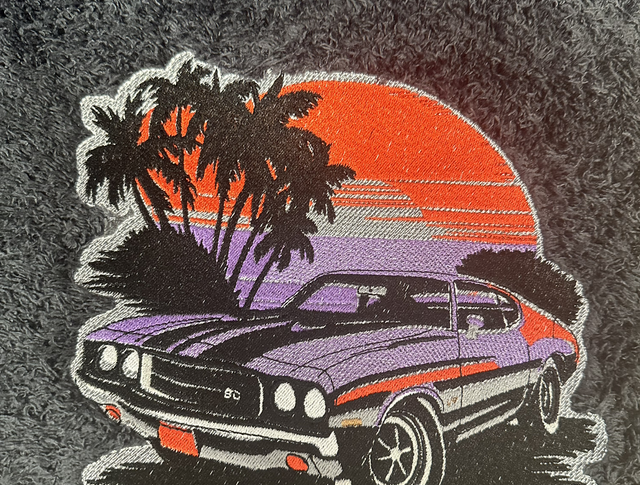  Blanket - Sunset Muscle Car 