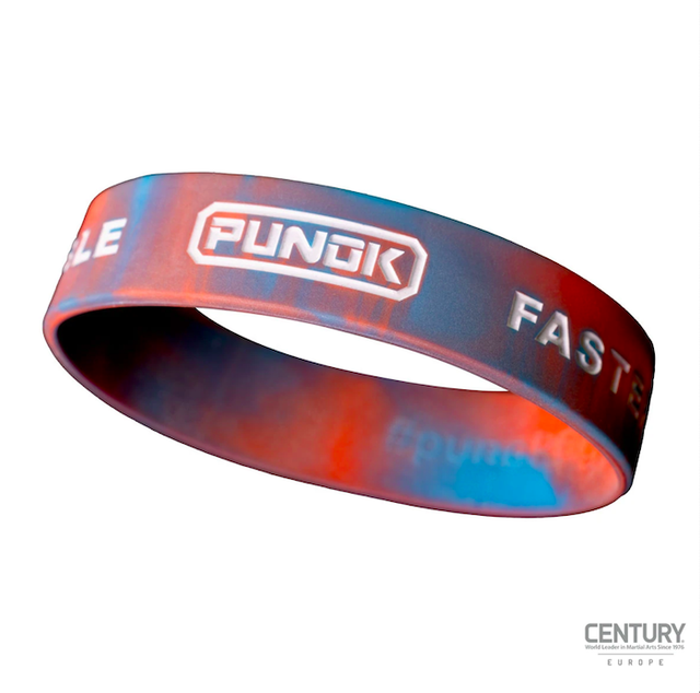 Bracelet en silicone PUNOK rouge/bleu 19 mm