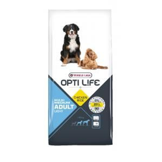 12,5 kg Opti Life Adult Light Medium & Maxi