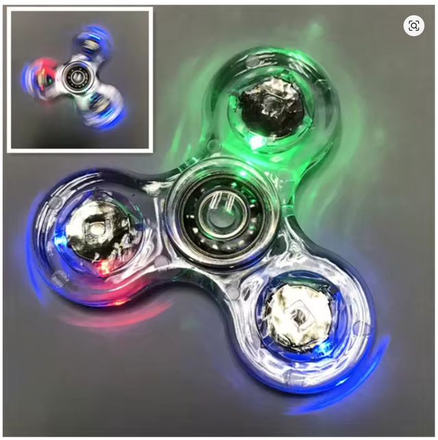 0006 - Fidget - Spinner - Glow in the Dark - Wit