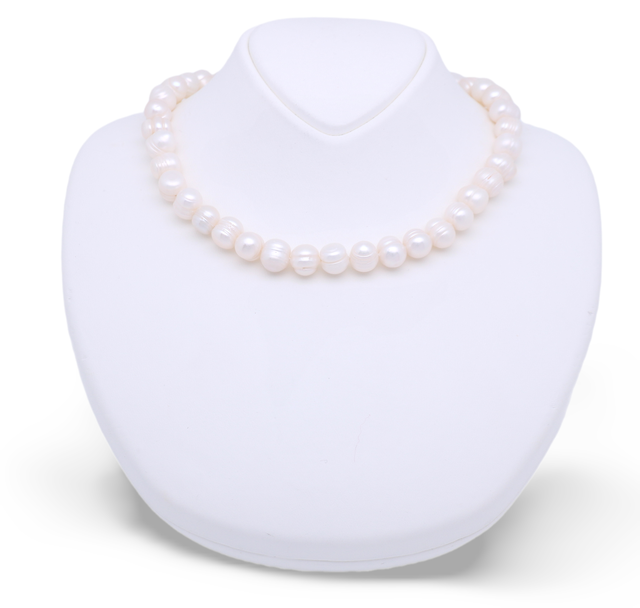 Zeitlose Eleganz: Handgeknüpfte Perlenkette - Lydia