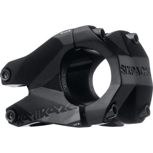 Potence SIXPACK Kamikaze 35 mm 31.8 Noir