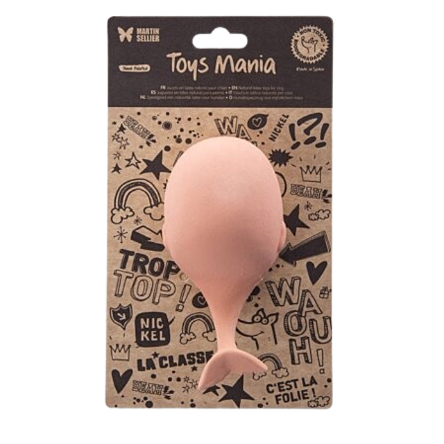 JOUET pour chien Collection ETE BALEINE rose MARTIN SELLIER.