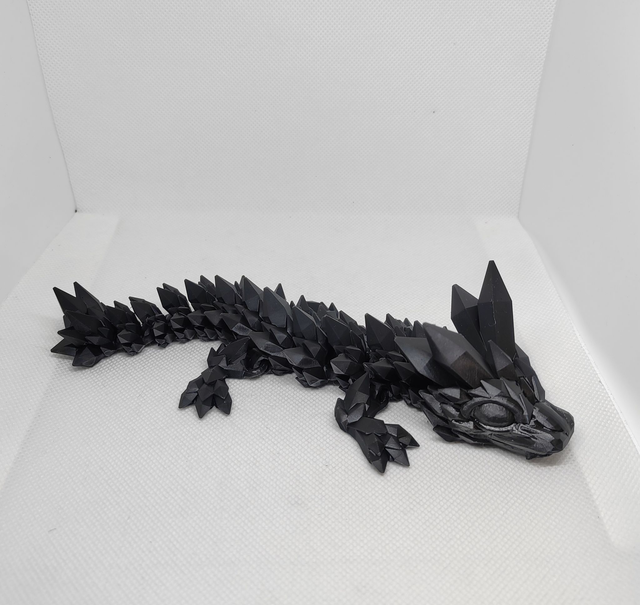 Dragon cristal en résine 