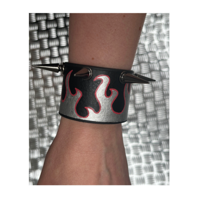SOLD OUT- Silver Flame Cuff