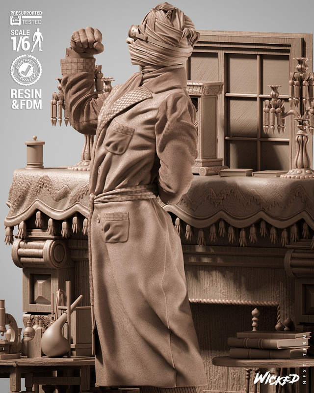 Statue L'HOMME INVISIBLE série movie