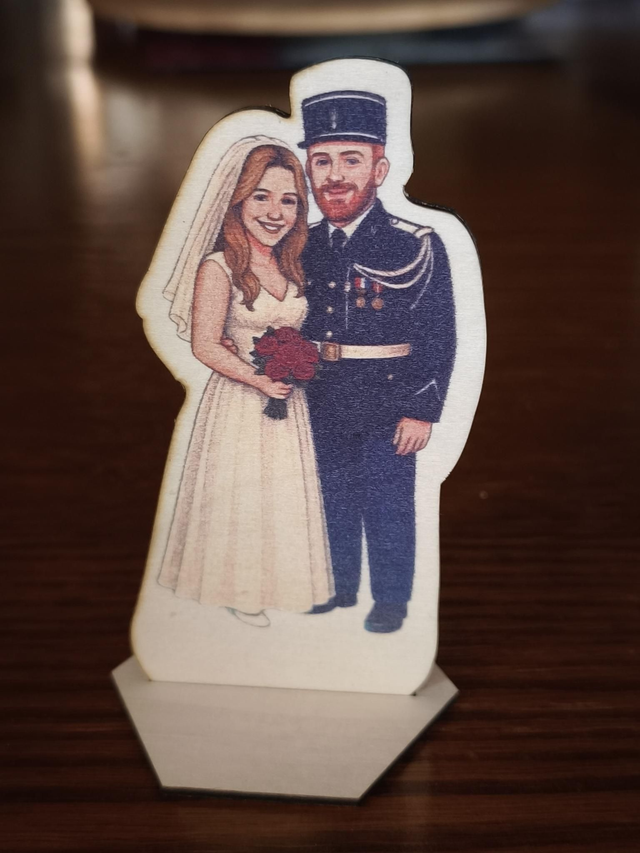 Figurine gâteau de mariage 