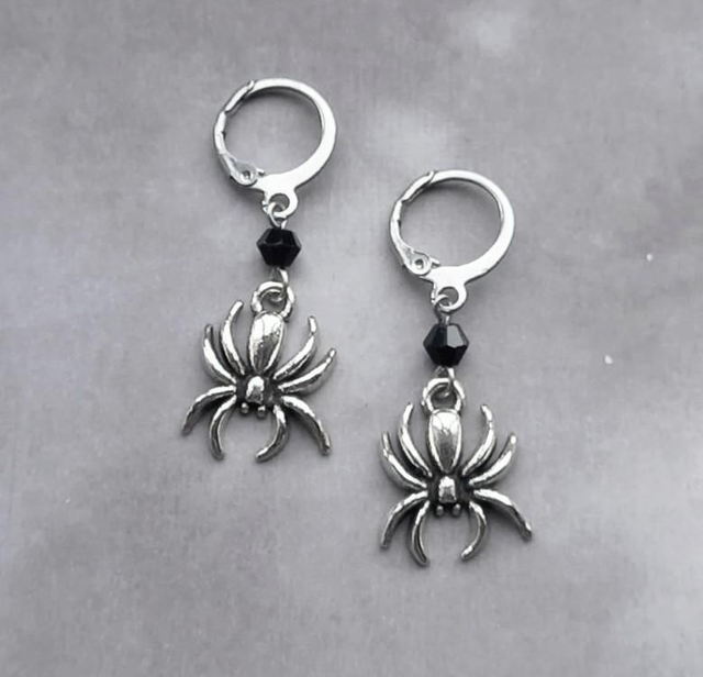 Spider Mini Hoop Earrings 