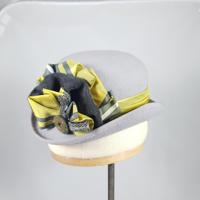 Midi melon gris et jaune